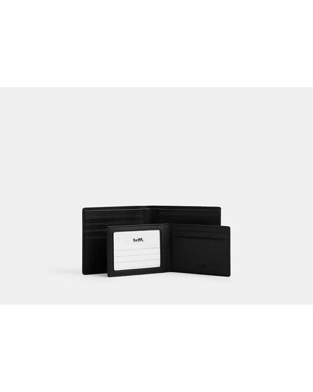COACH Black 3-In-1 Wallet for men