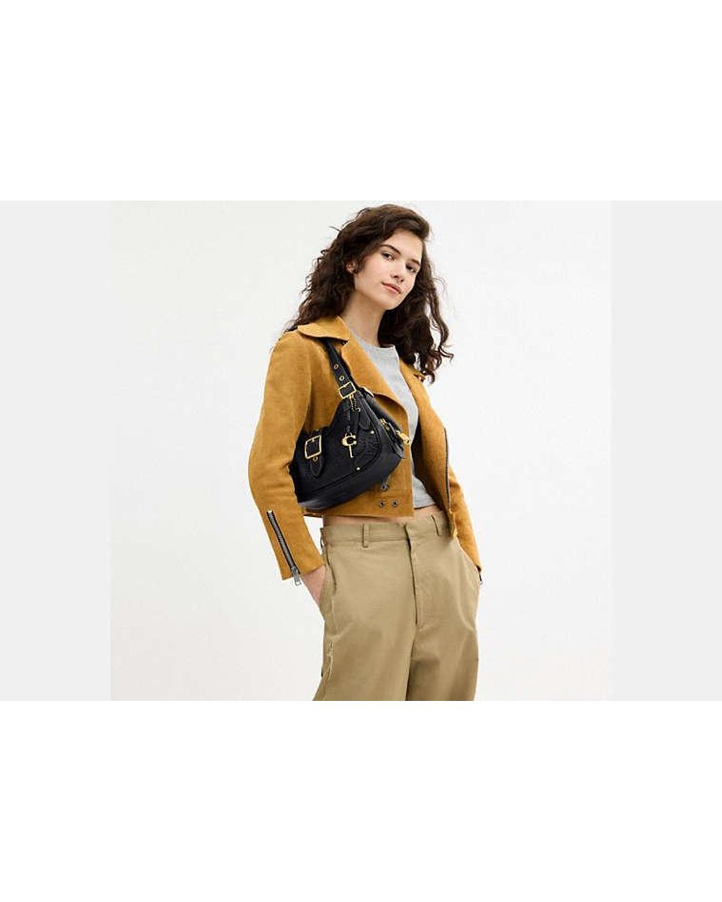 COACH Black Drifter Shoulder Bag 31