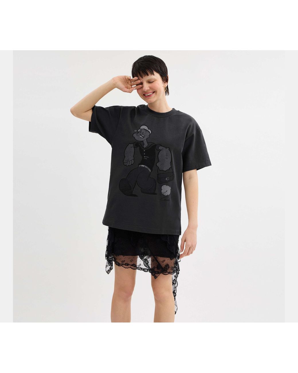 coach-Black-X-Popeye-T-Shirt-