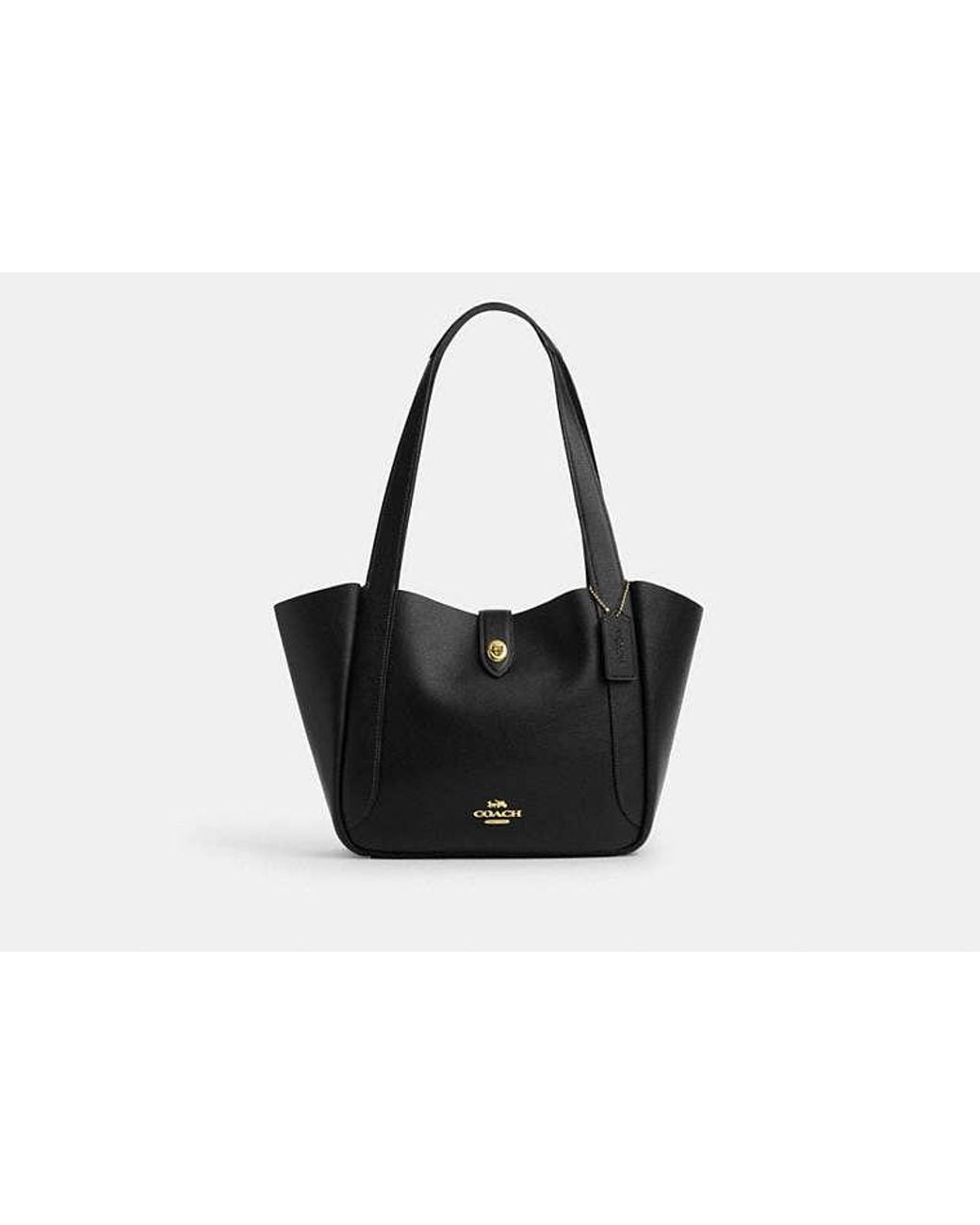 COACH Hadley Turnlock Tote Bag in Black | Lyst UK COACH Hadley Turnlock Tote Bag in Black | Lyst UK