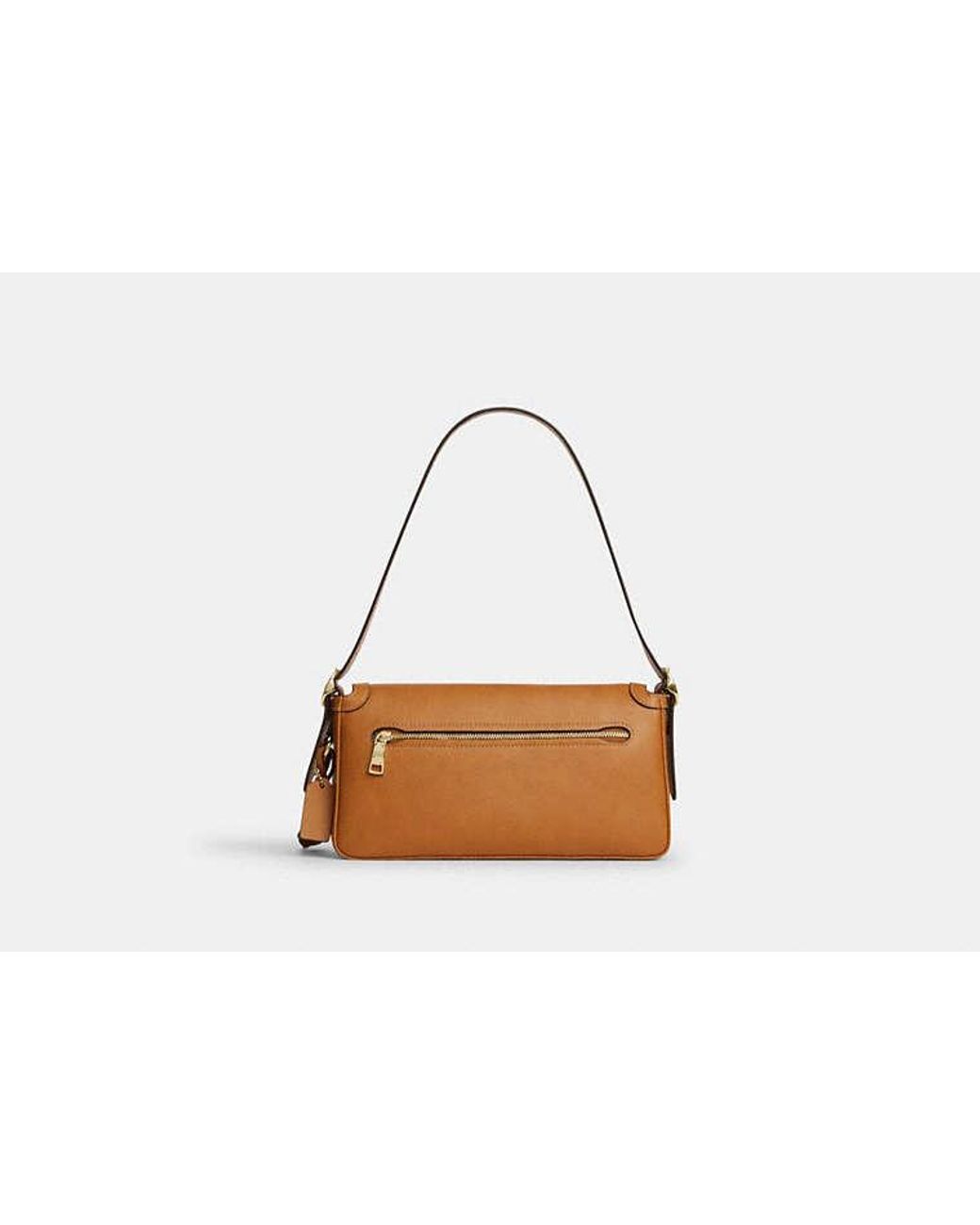 COACH Black Etta Small Flap Shoulder Bag