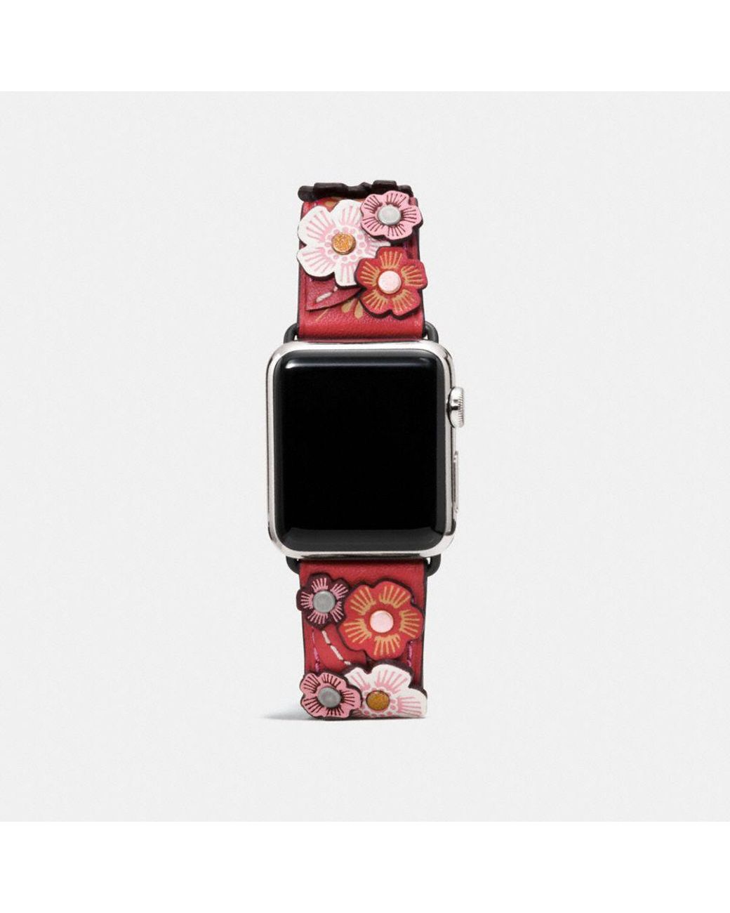 Coach tea rose clearance apple watch band