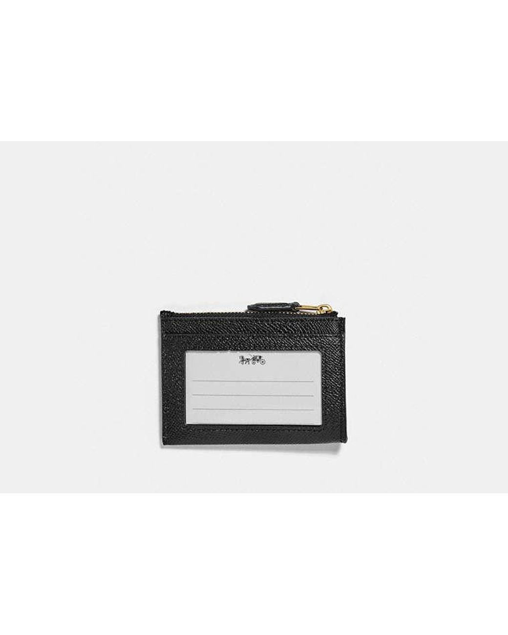 COACH Black Mini Skinny Id Case