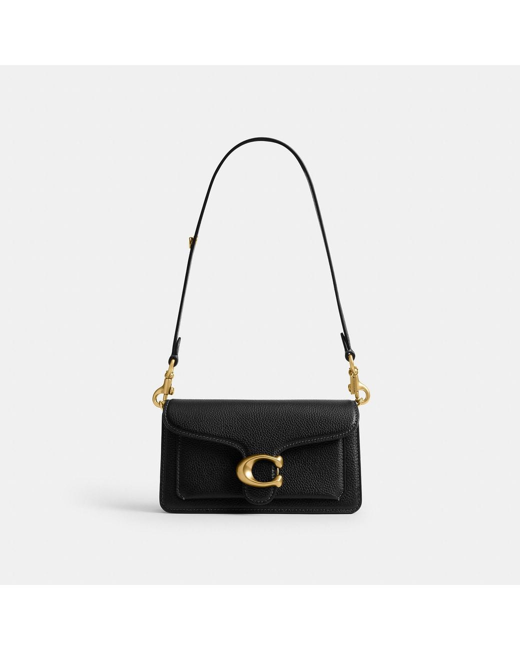 COACH Black Short Strap With D-Ring