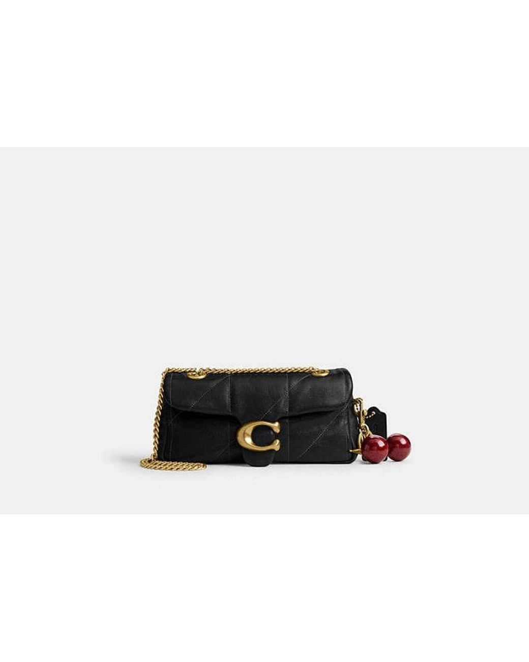 COACH Black Tabby Shoulder Bag 20 With Quilting