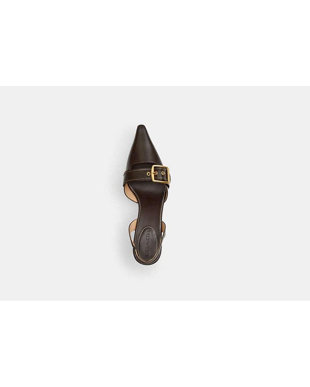 COACH Black Margot Slingback