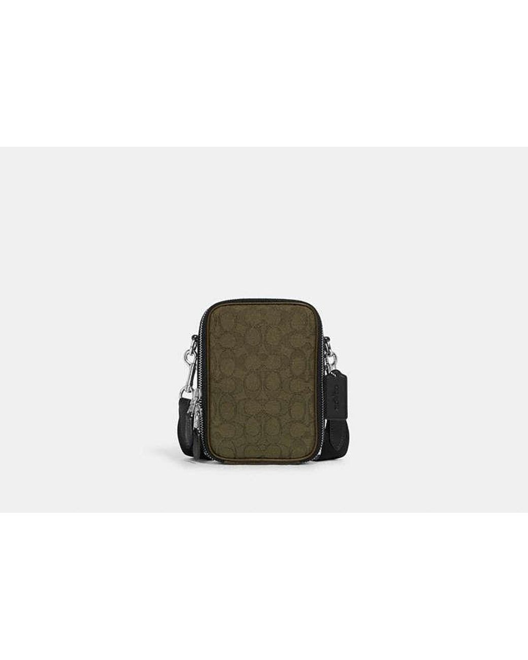 COACH Black Stanton Crossbody Bag for men