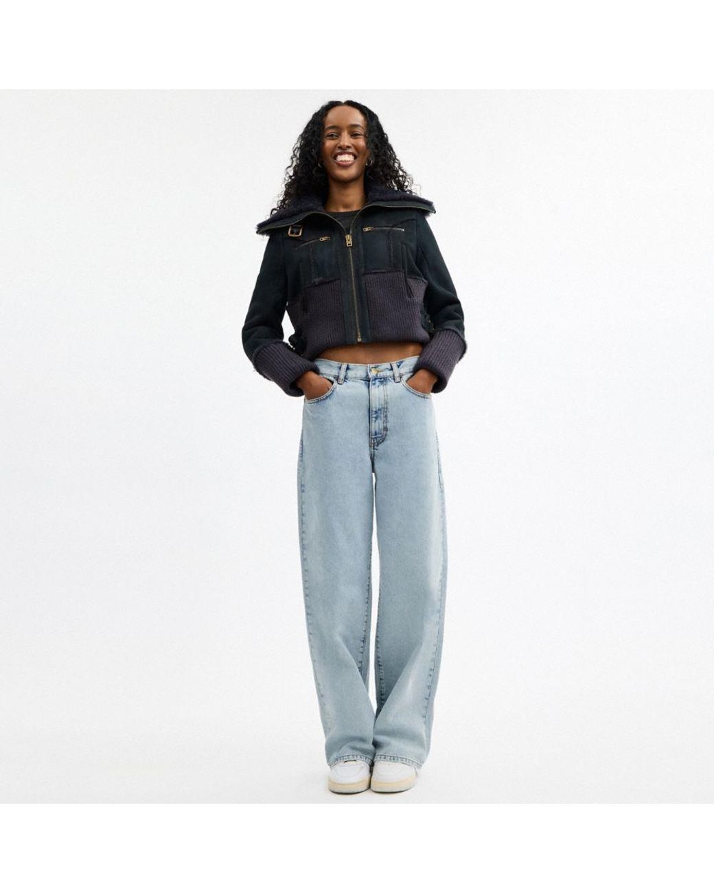 COACH Skater Jeans in Blue | Lyst