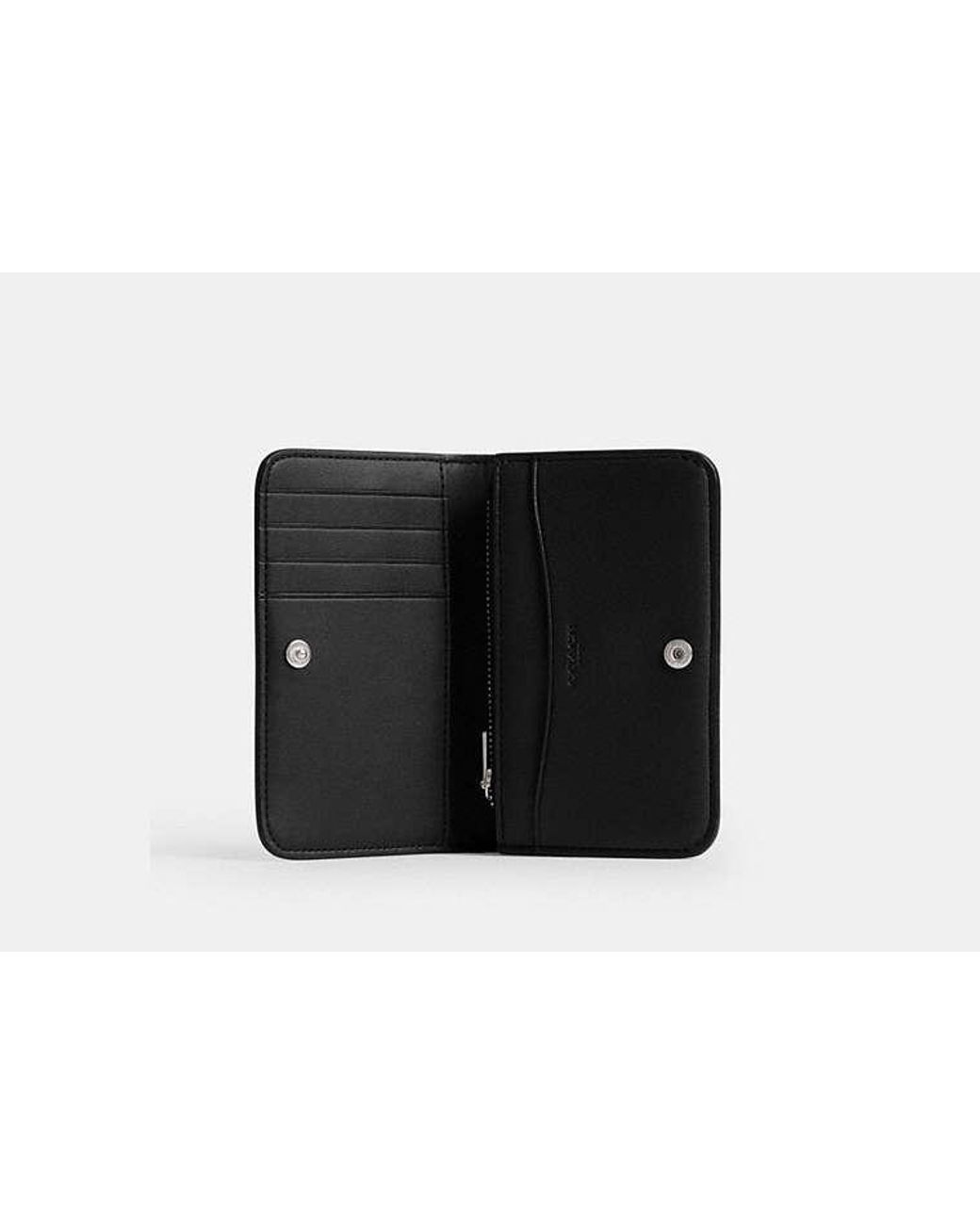 COACH Black Essential Slim Card Case