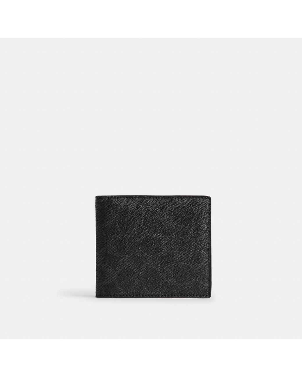 COACH Black Coin Wallet for men