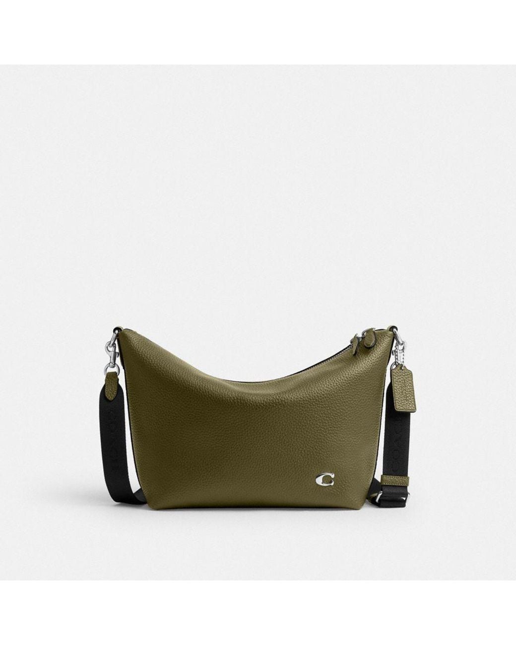 COACH Top Zip Messenger Bag in Green for Men | Lyst