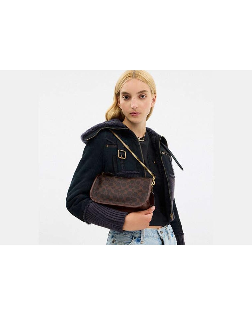 COACH Black Waverly Bag