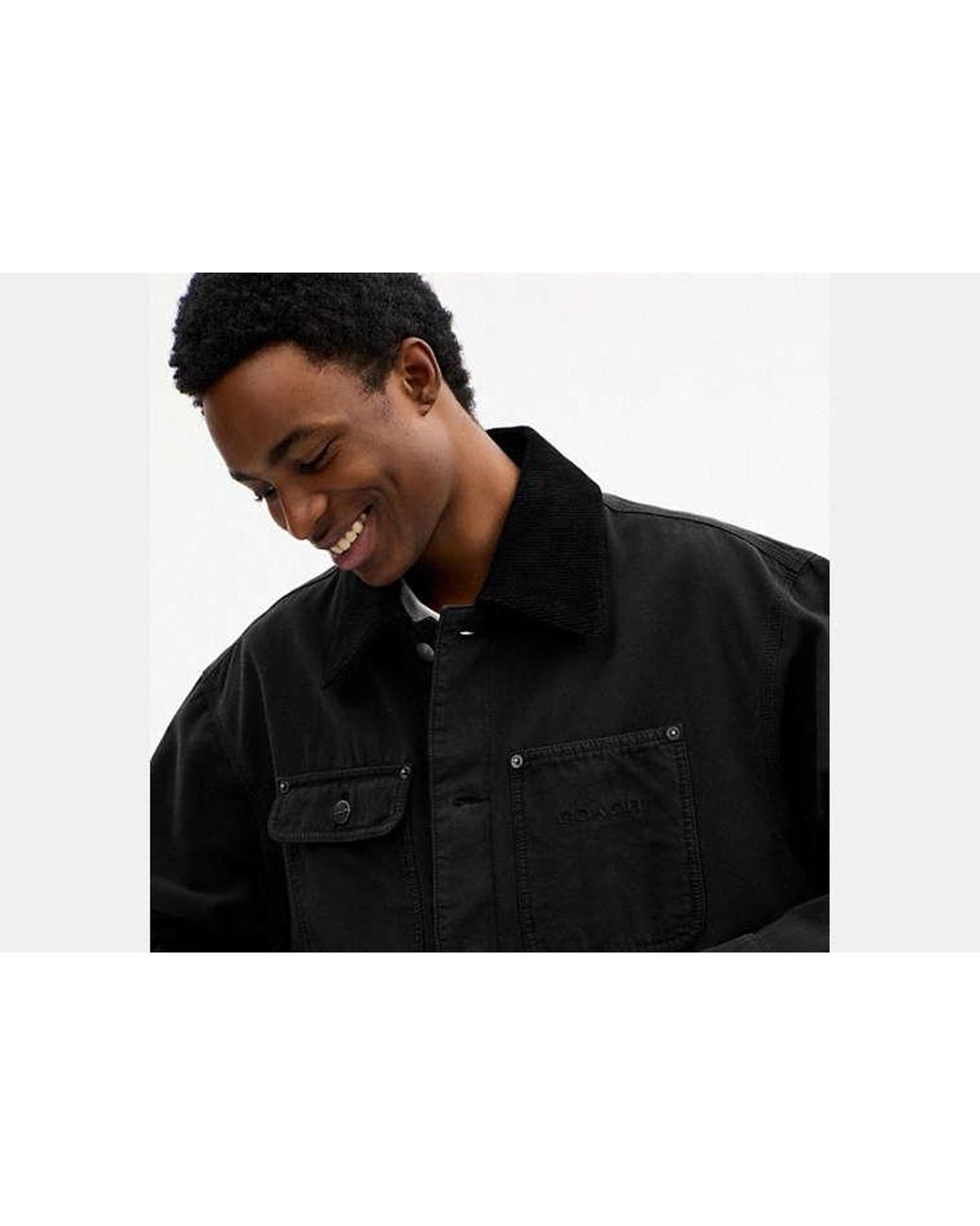 Chaqueta Chore En, Talla Grande COACH de hombre de color Black