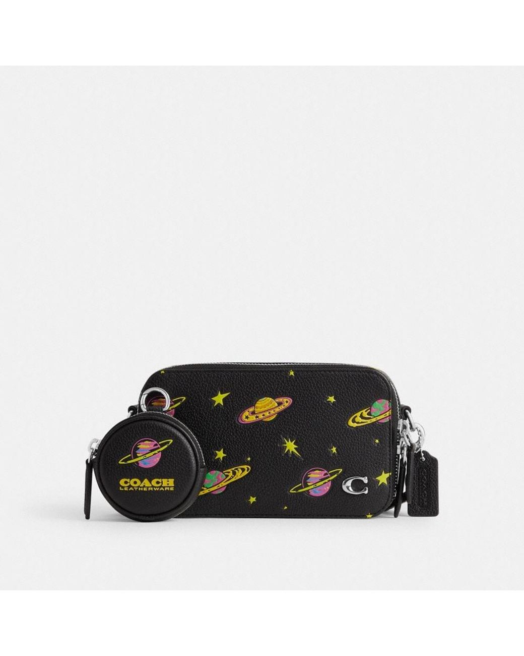 COACH Cosmic Charter Slim Crossbody With Planet Print in COACH Cosmic Charter Slim Crossbody With Planet Print in