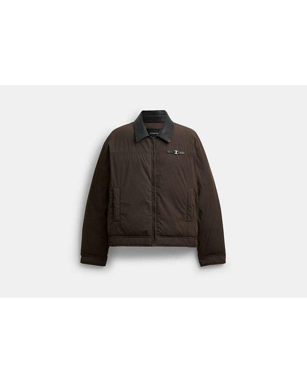 COACH Black Heritage C Puffer Jacket for men