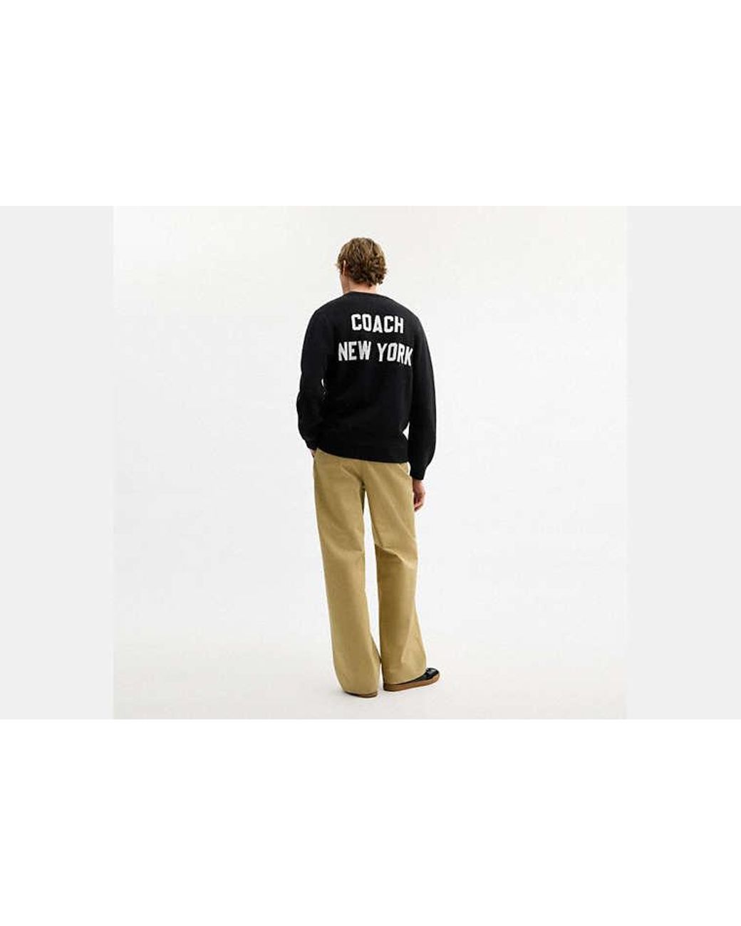 COACH Black Cardigan for men