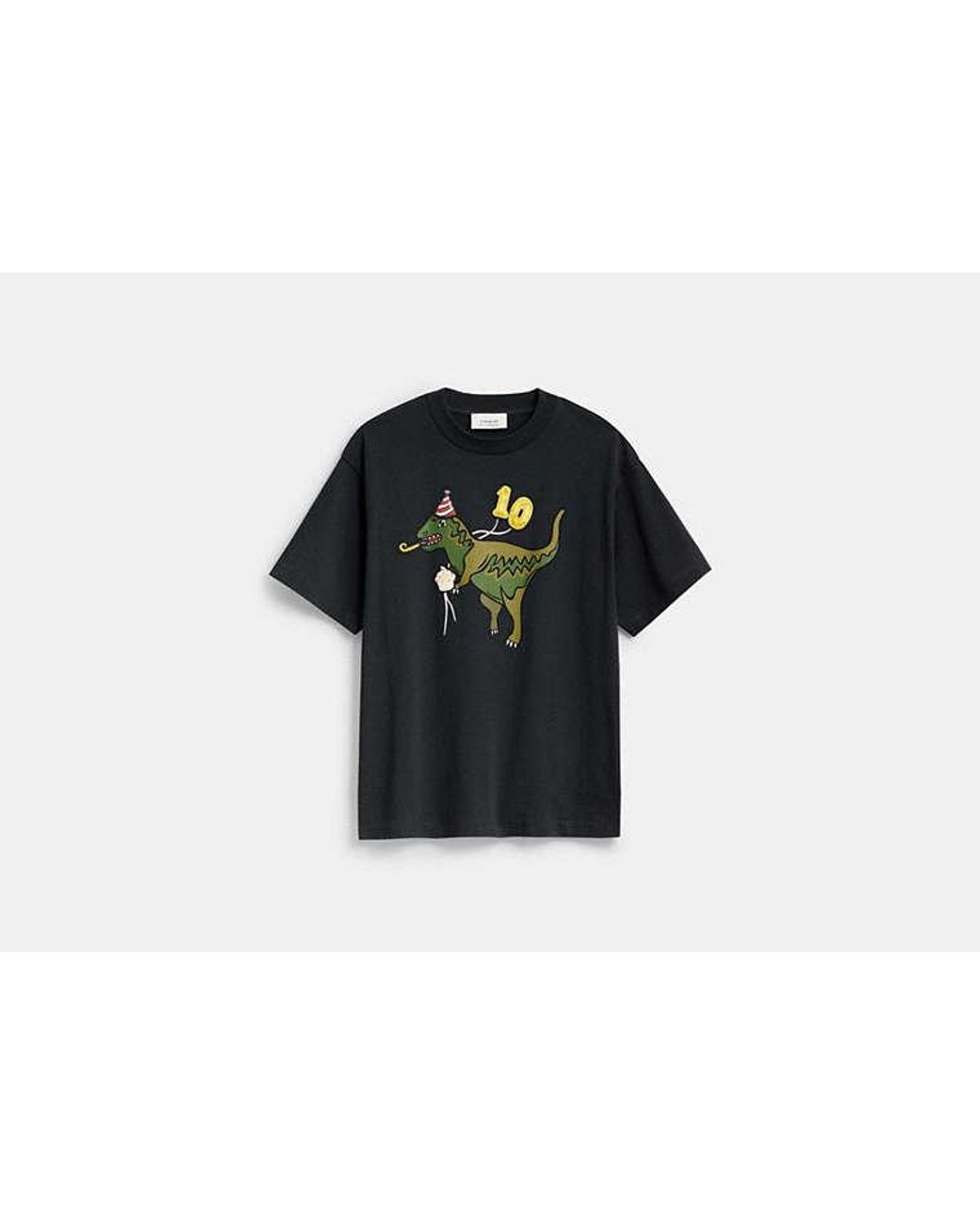COACH Black Rexy 10Th Birthday Relaxed T-Shirt
