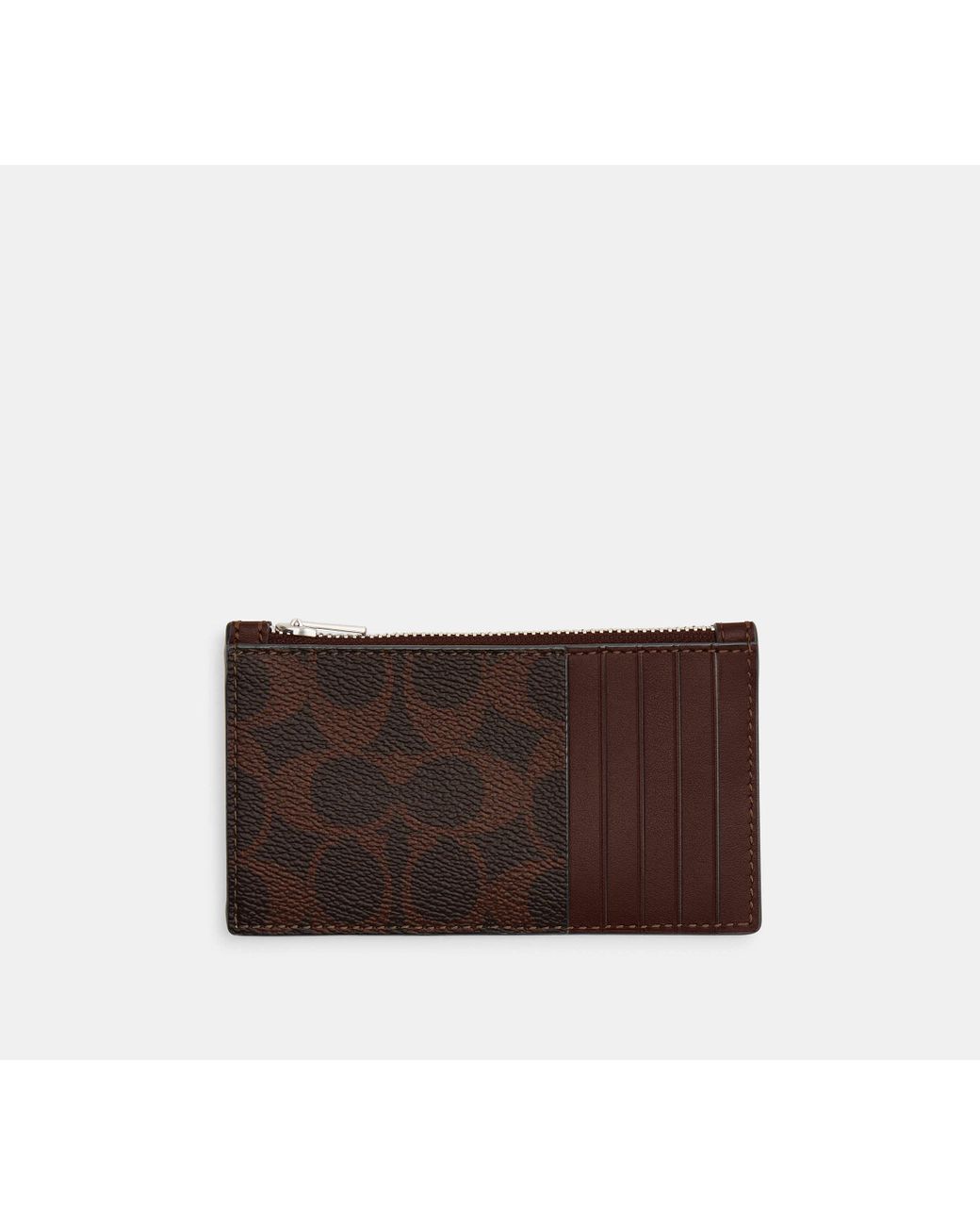 Portatessere Con Cerniera di COACH in Black da Uomo