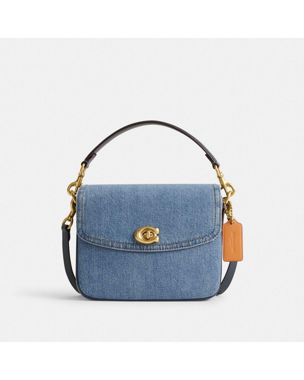COACH Cassie Crossbody 19 in Blue Lyst