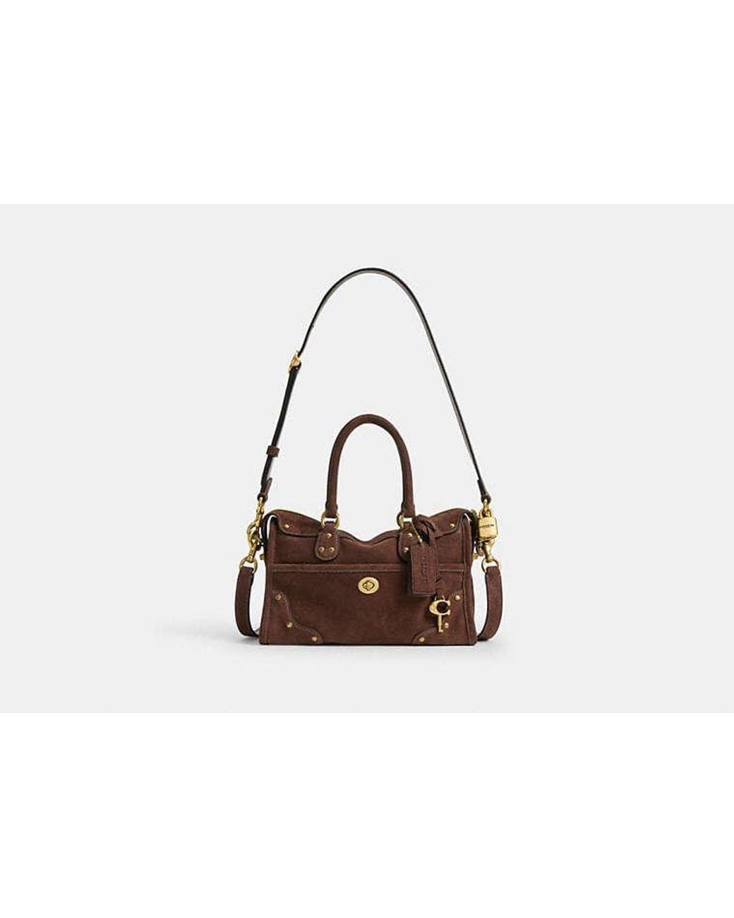 COACH Black Rhyder Satchel Bag 24