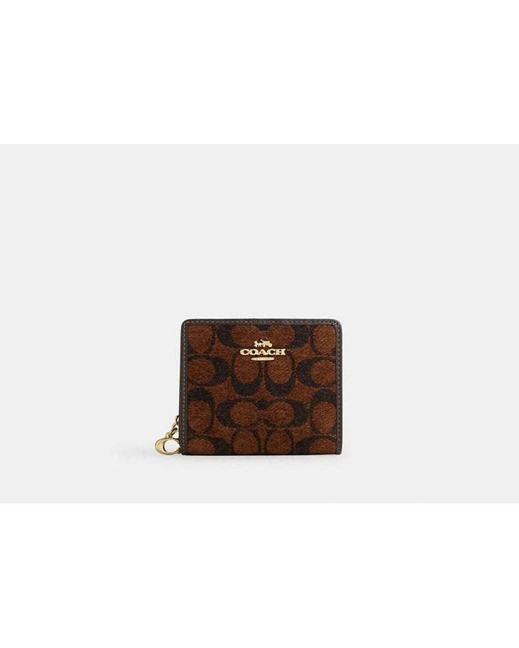COACH Black Snap Wallet