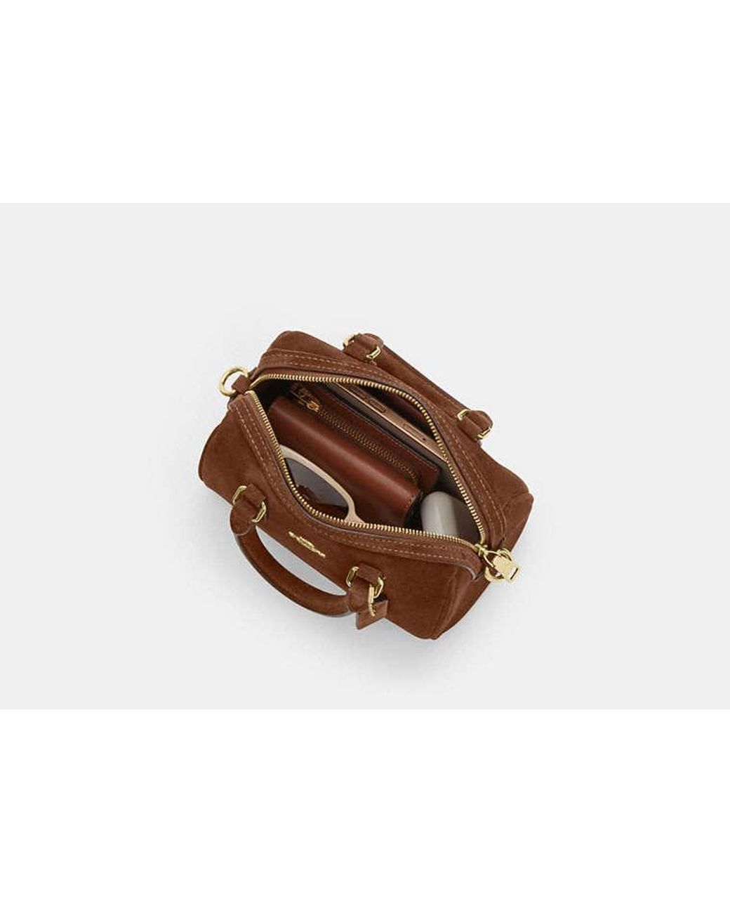 COACH Black Mini Rowan Crossbody Bag
