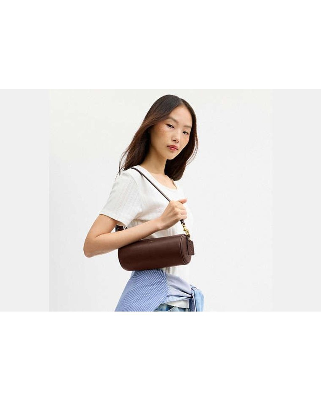 COACH Black Barrel Bag