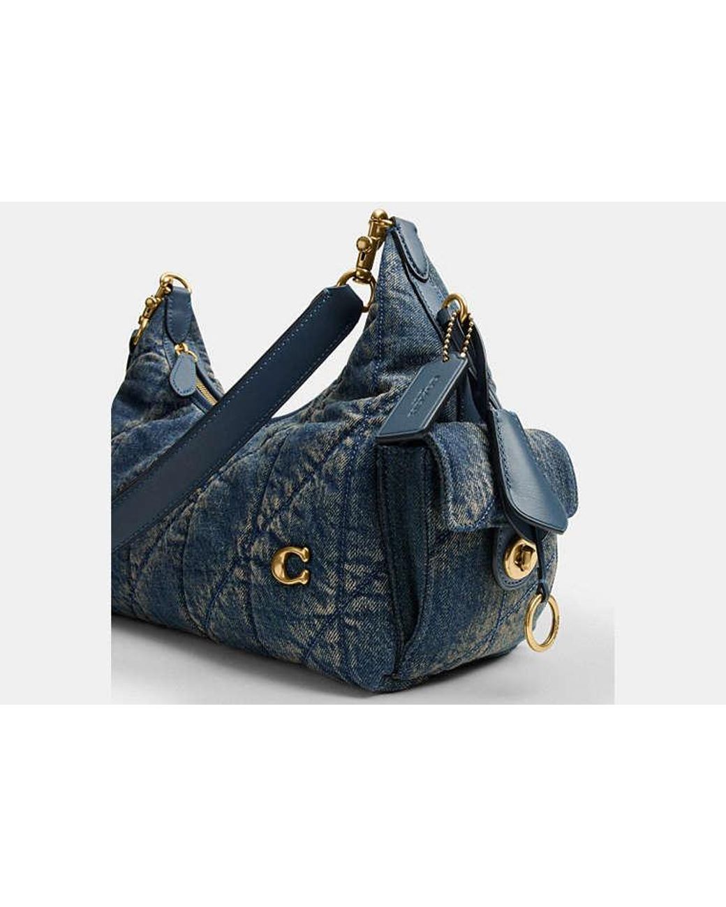COACH Black Pocket Juliet Bag 30