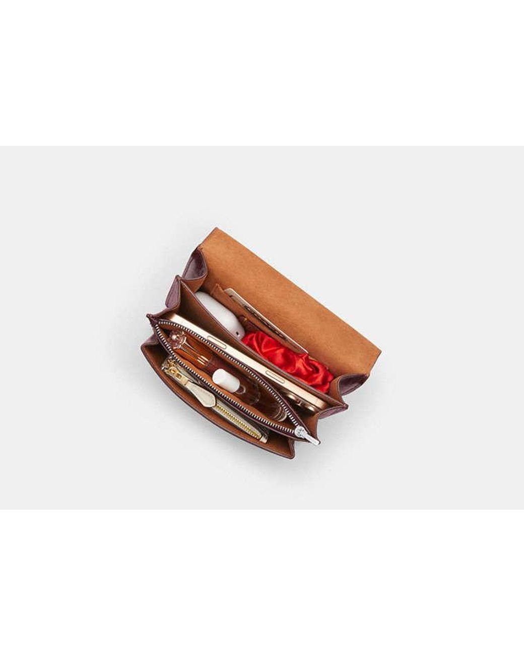 COACH Red Mini Klare Crossbody Bag