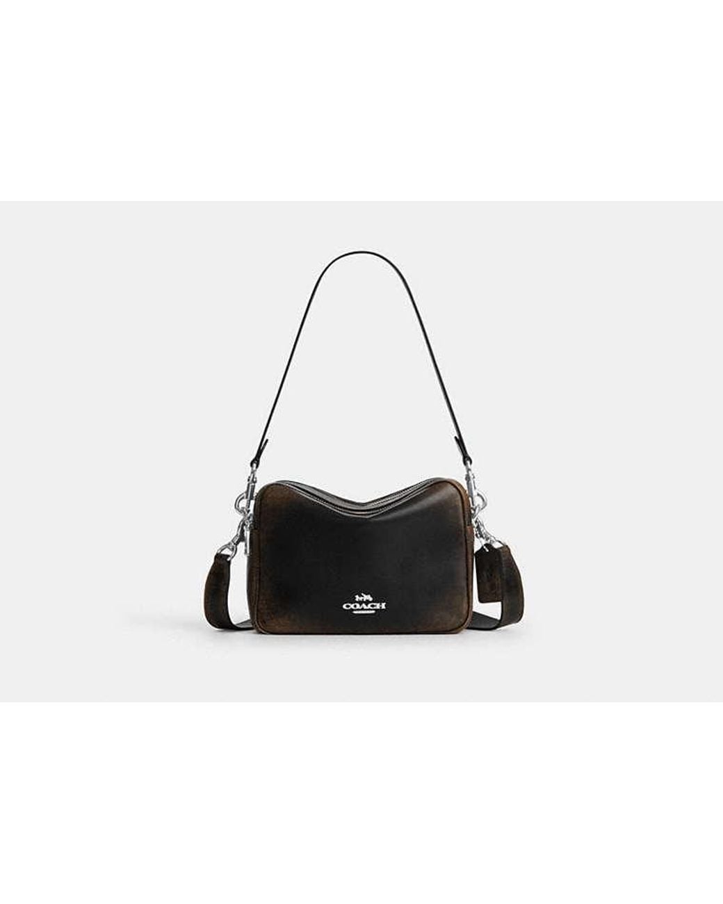 COACH Black Carey Crossbody Bag