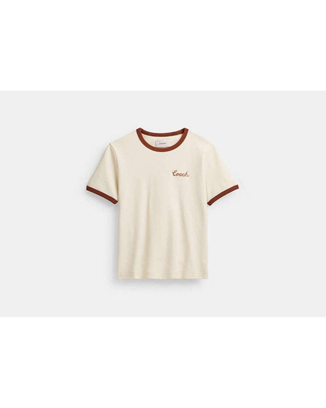 COACH Black Ringer T-Shirt