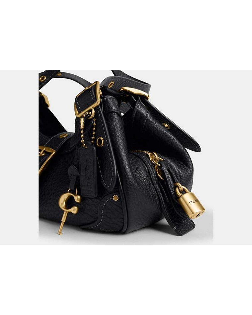 COACH Black Drifter Shoulder Bag 31