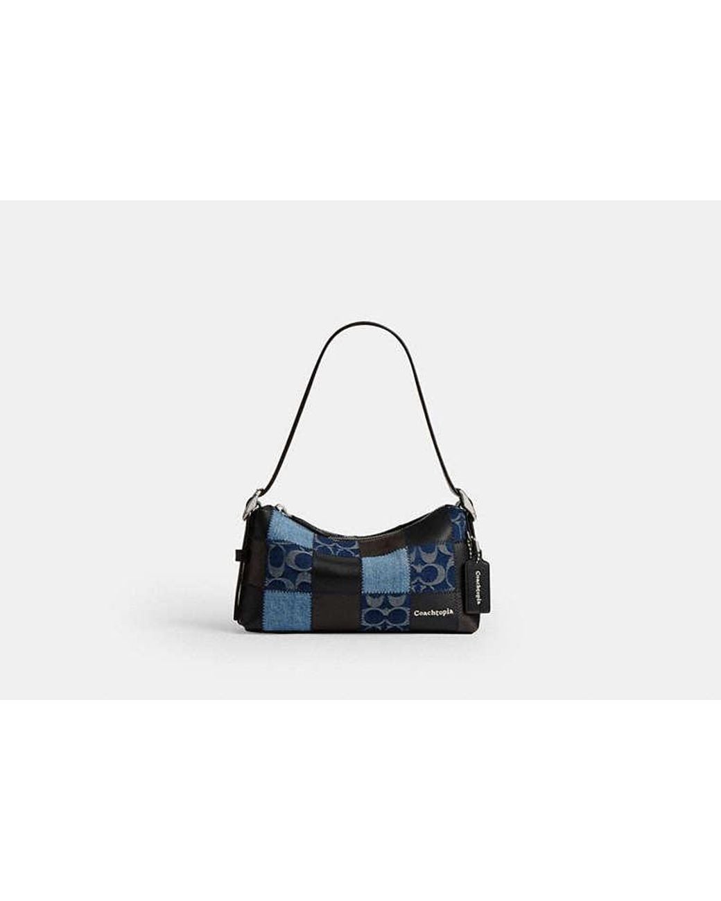 COACH Black Alter/Ego Small Slouchy Shoulder Bag