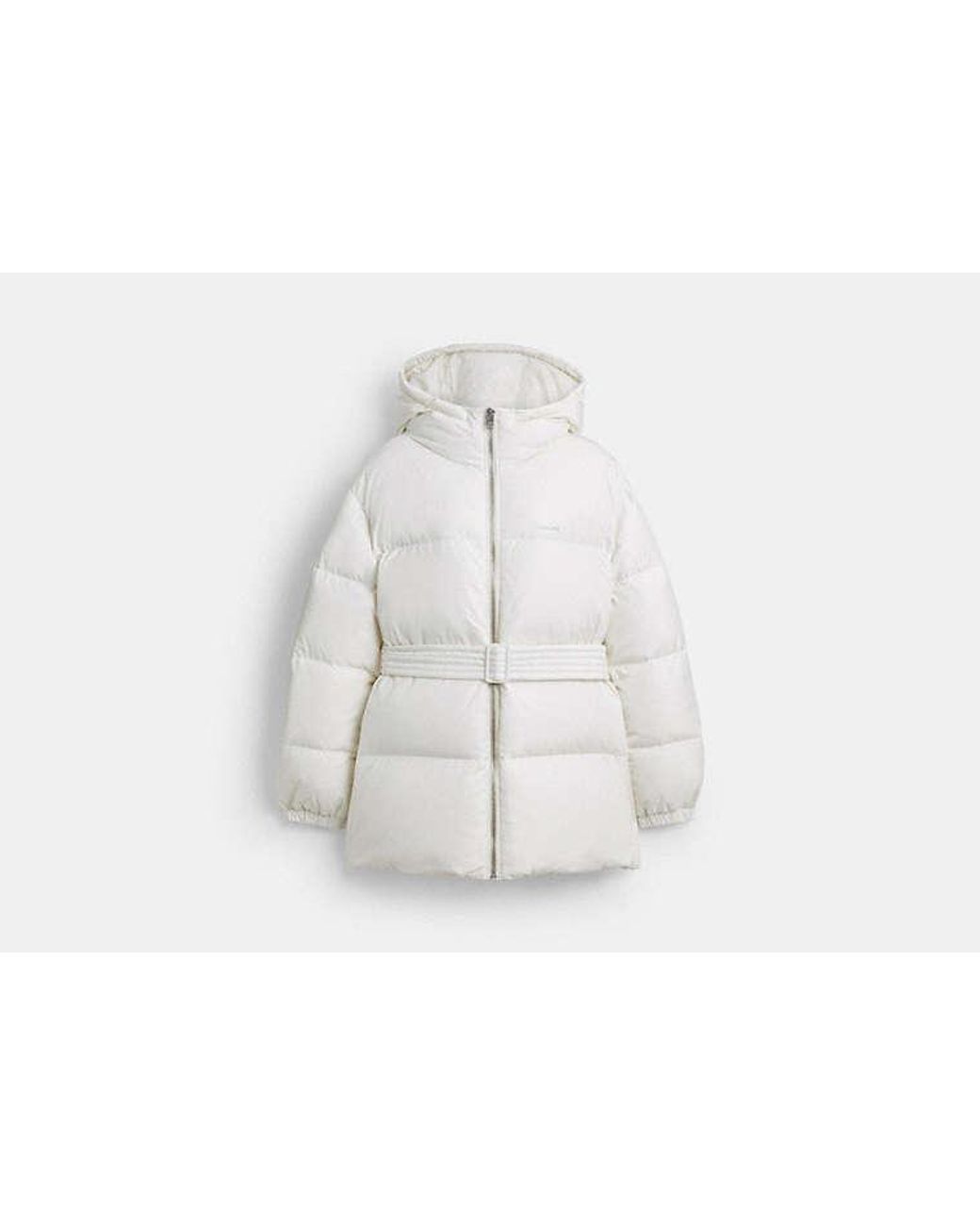COACH Black Belted Puffer Jacket