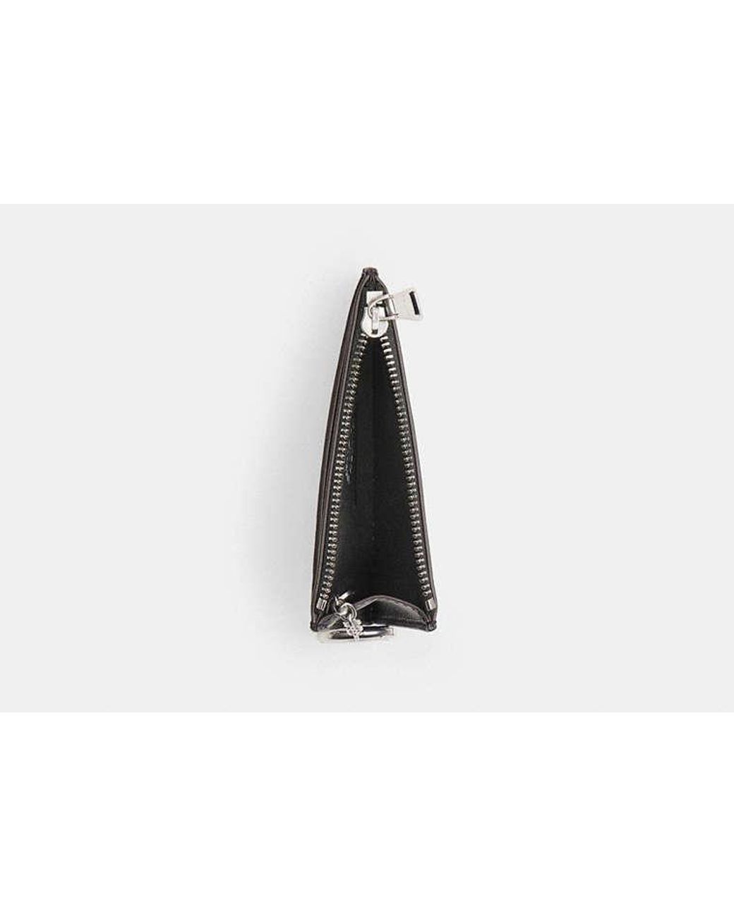 Coachtopia Black Alter/Ego Zip Card Case With Key Ring