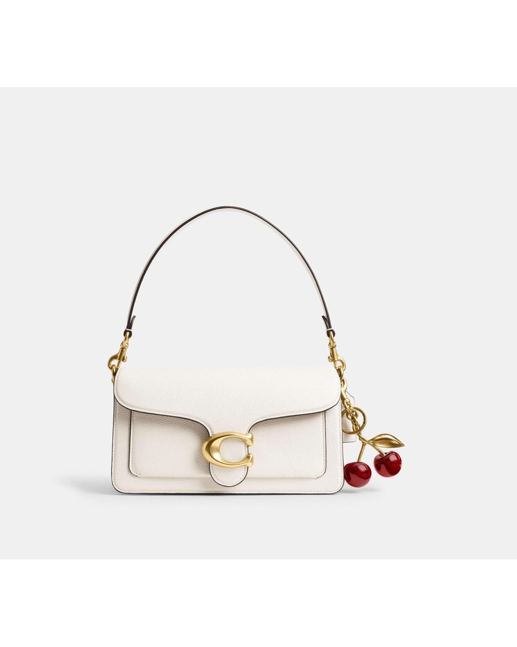 COACH Black Cherry Bag Charm