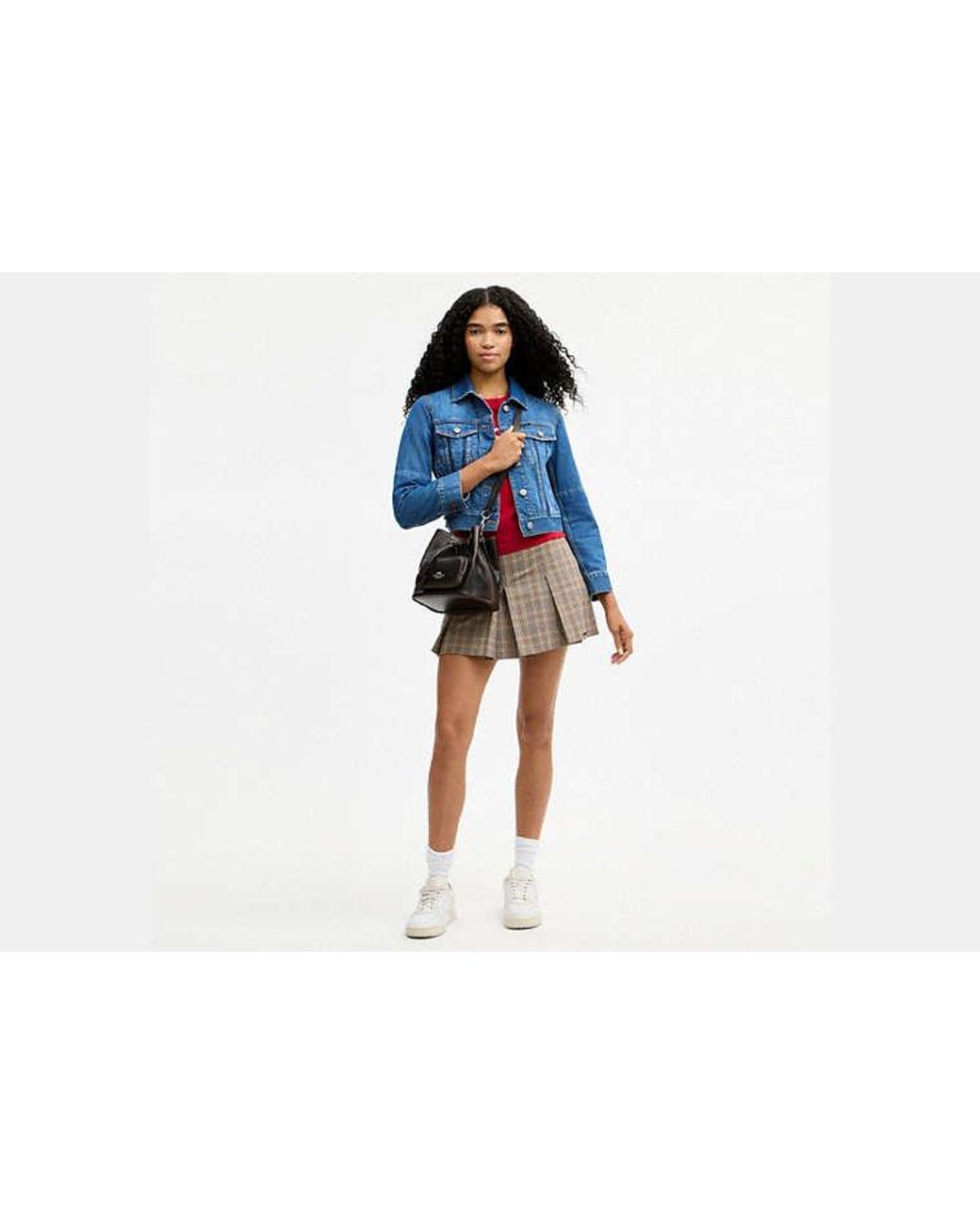 COACH Black Rowan Bucket Bag With Pocket