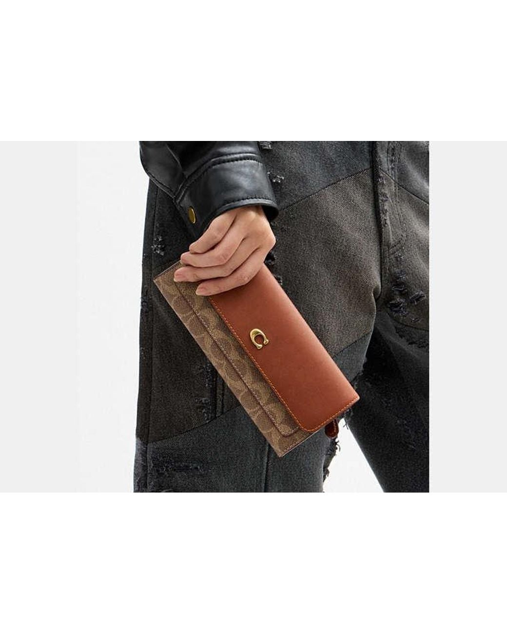 COACH Multicolor Mila Long Flap Wallet