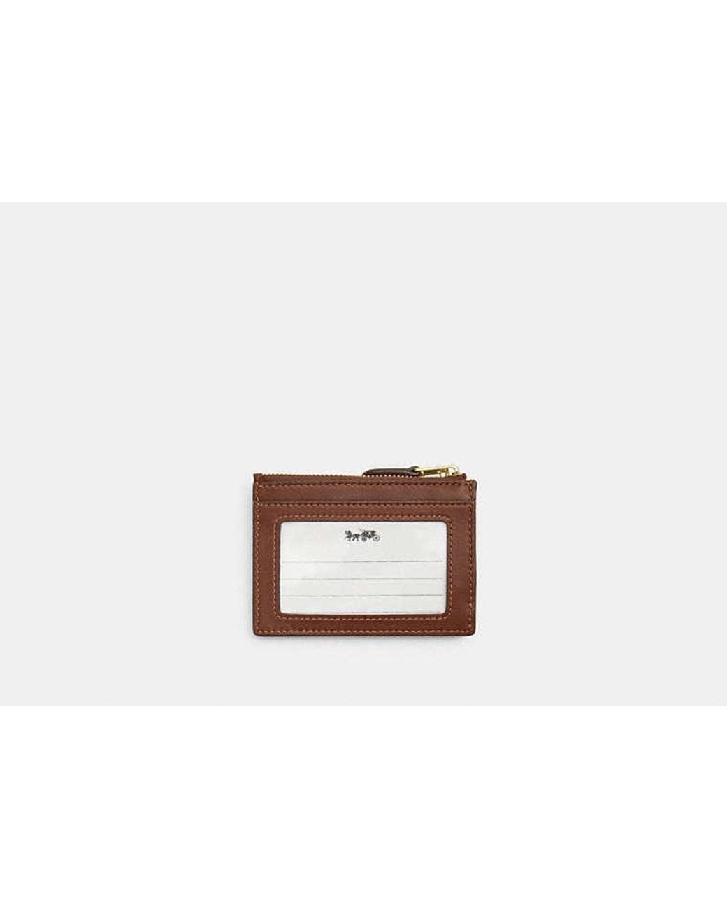 COACH Black Mini Skinny Id Case