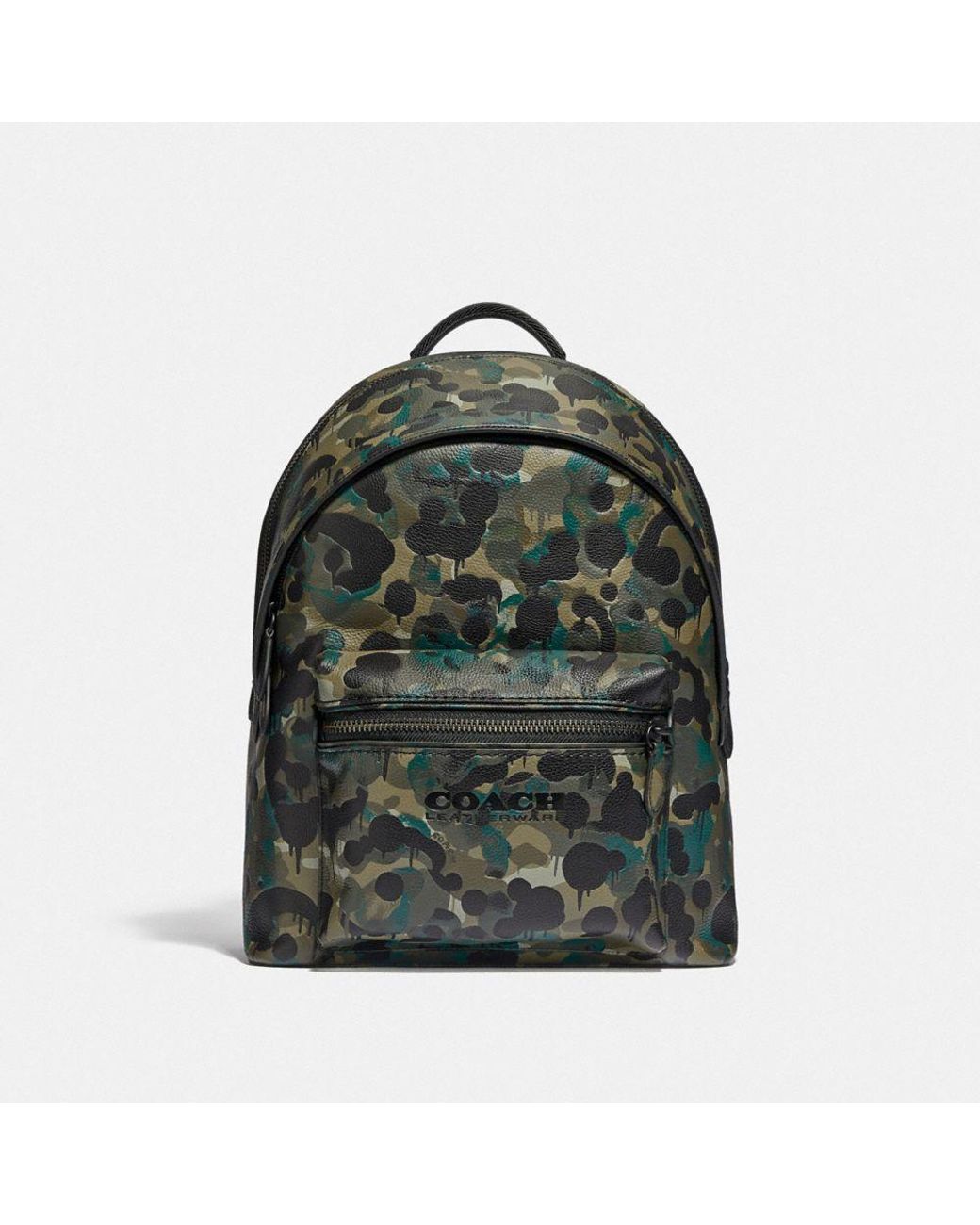 camo coach backpack