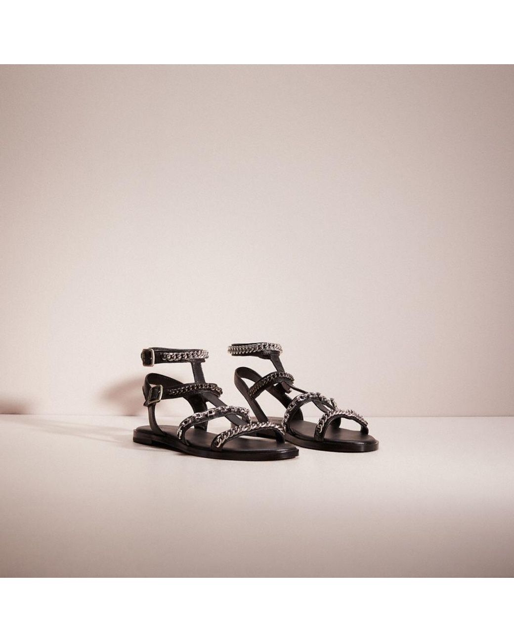 COACH Restored Haddie Gladiator Sandal in Pink Lyst