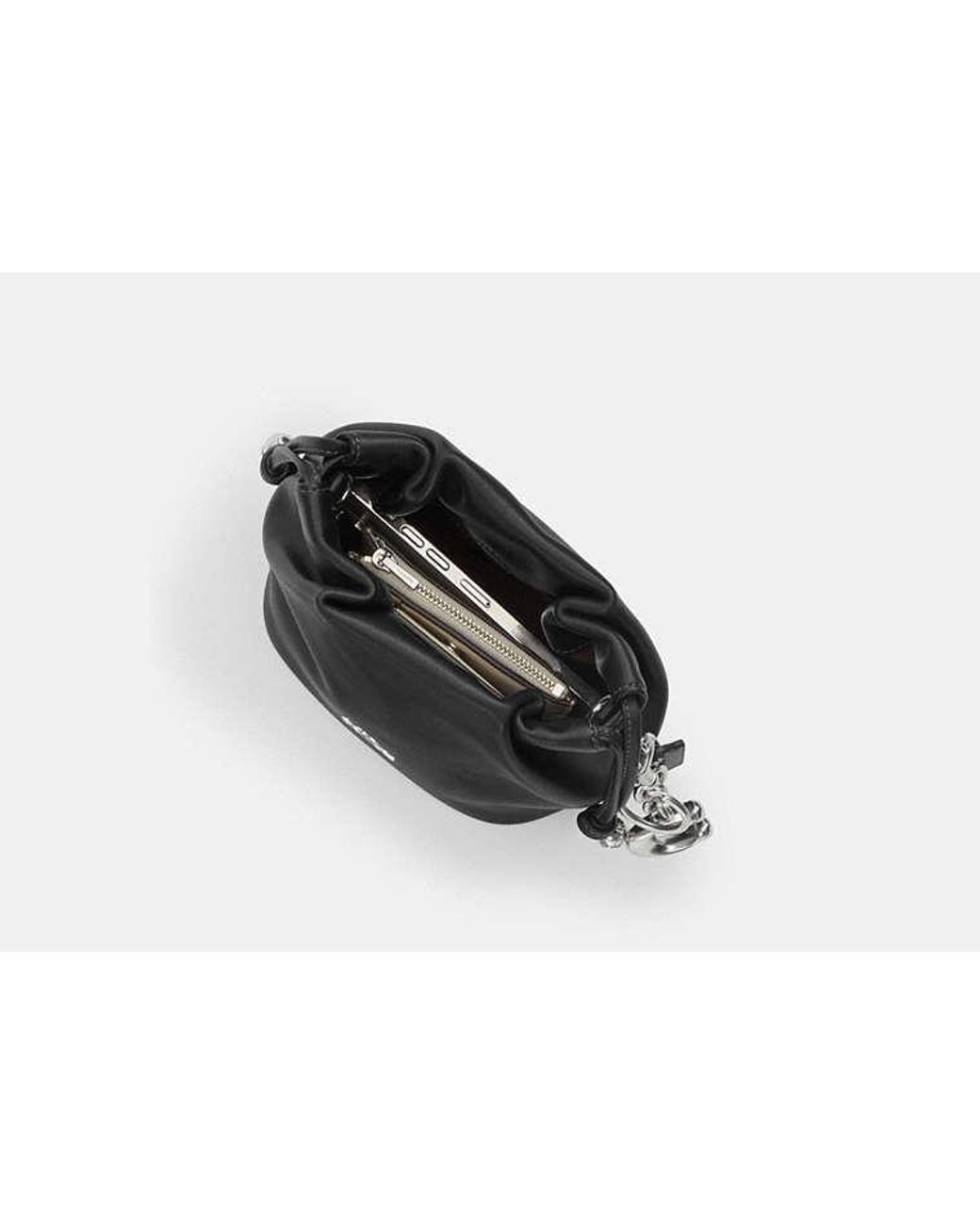 COACH Black Faye Mini Drawstring Bag