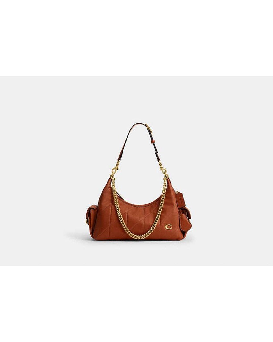 COACH Black Pocket Juliet Bag 30 With Quilting