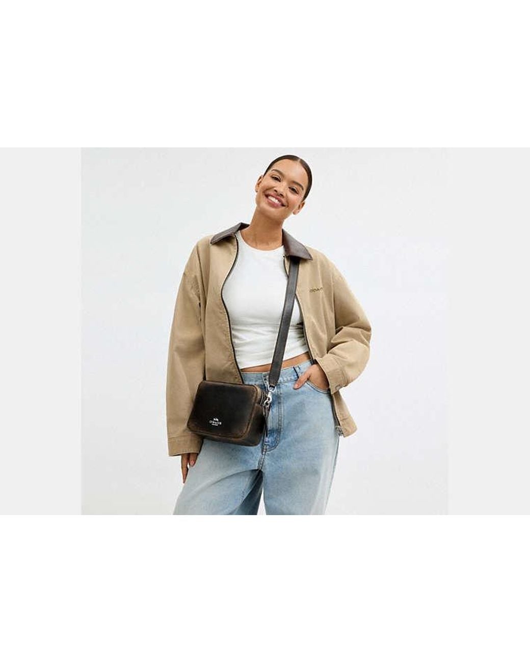 COACH Black Carey Crossbody Bag