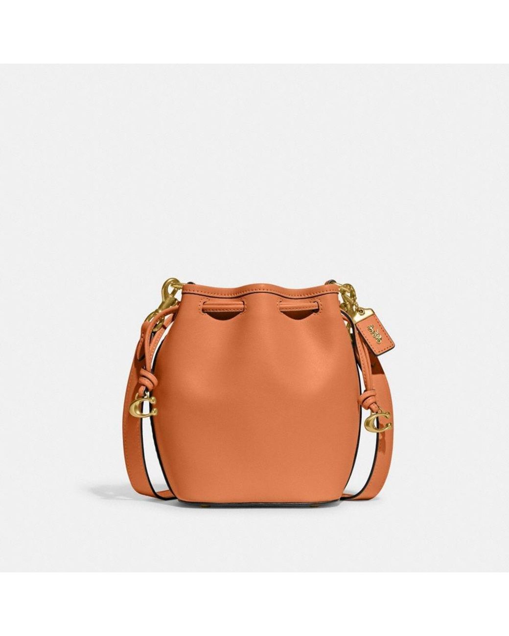 COACH Camila Bucket Bag in Brown | Lyst