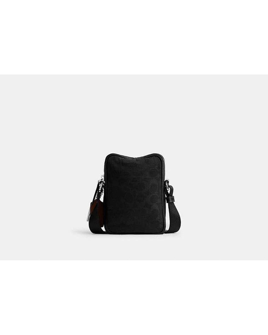 COACH Black Locke Crossbody Bag for men