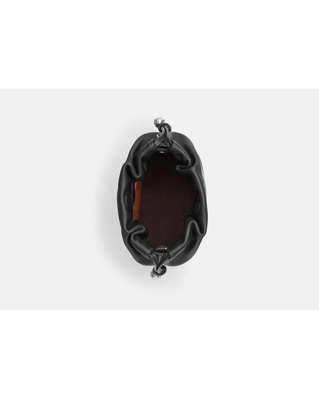 COACH Black Faye Mini Drawstring Bag