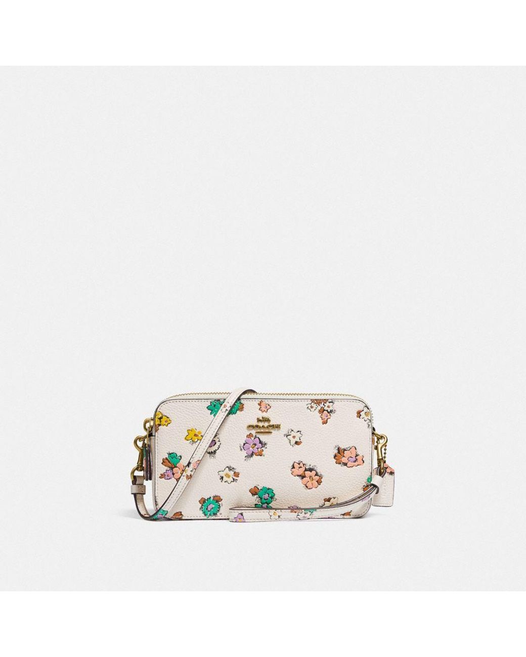 COACH Kira Crossbody With Floral Print Lyst