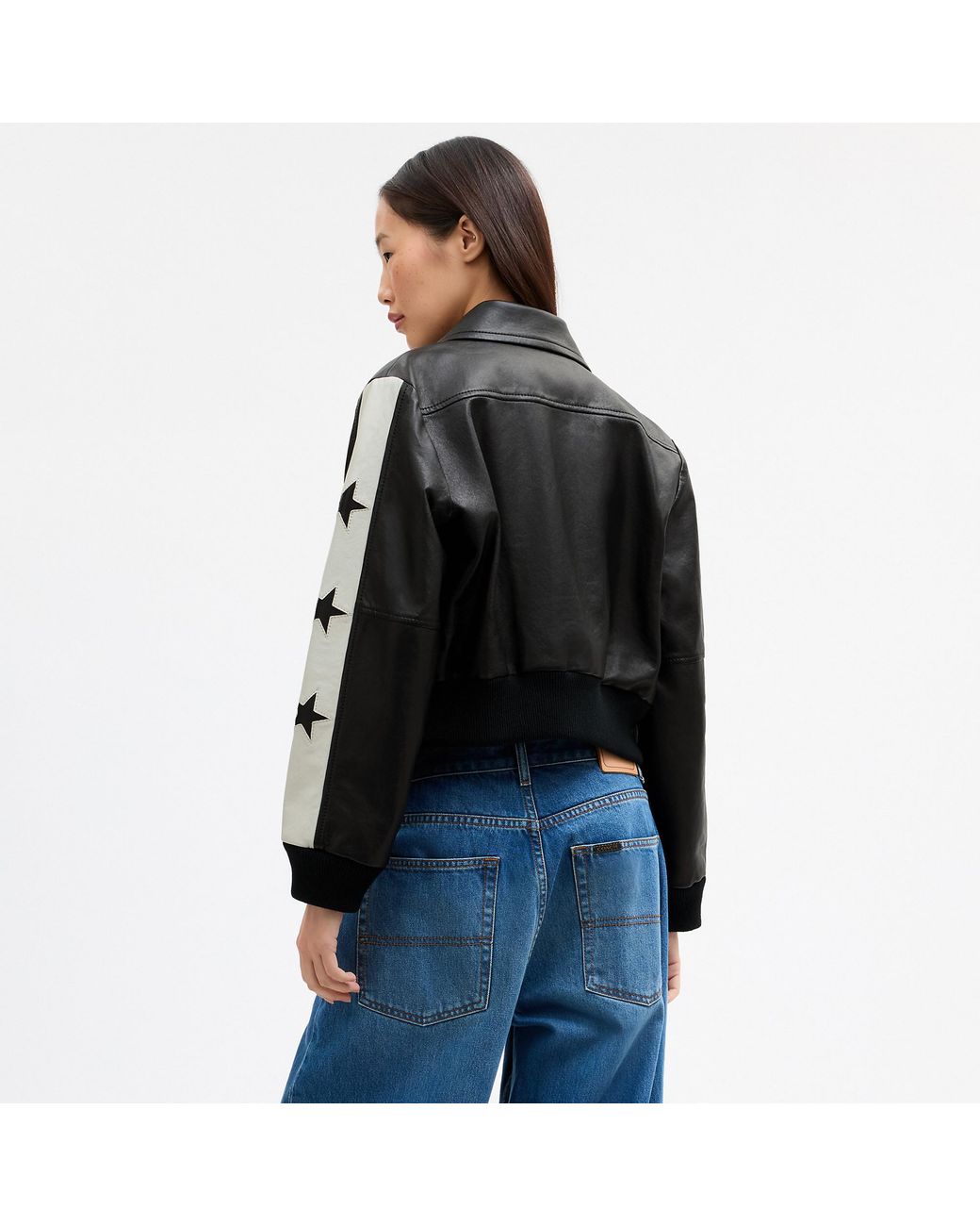 COACH Black Star Varsity Jacket