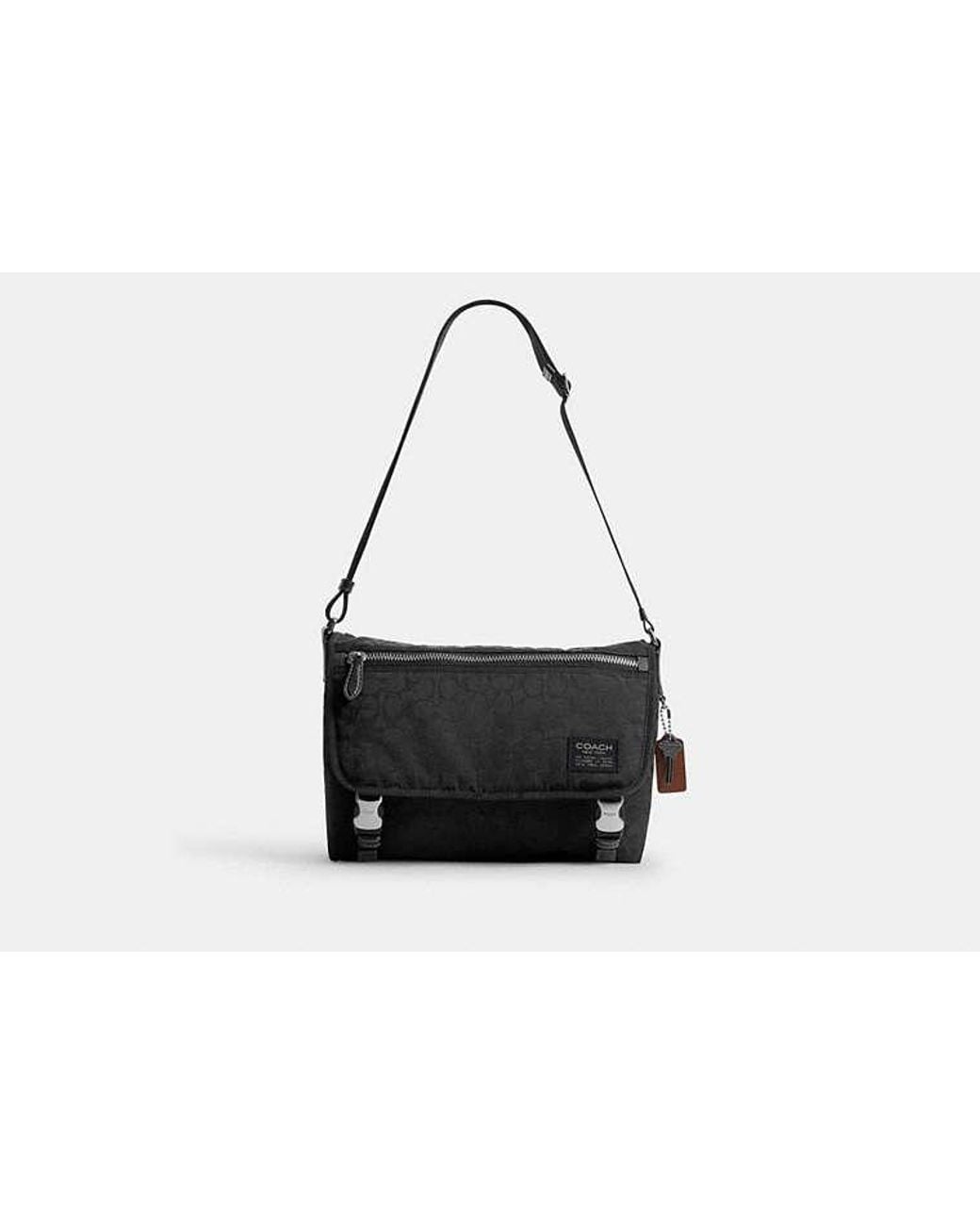COACH Black Lane Messenger for men